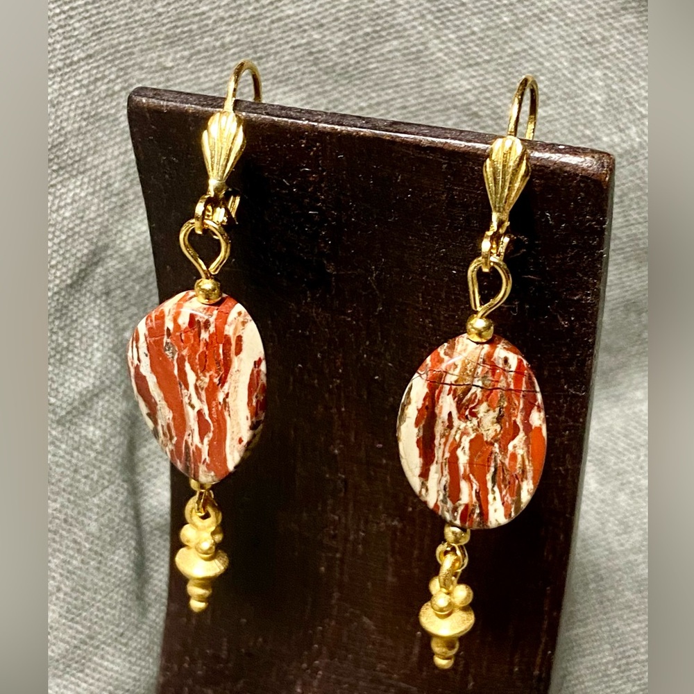 Brecciated Rainbow Jasper Earrings
